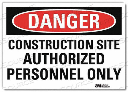 OEM#: U3-1248-RD_14X10DANGER SIGN SLF-ADHESV MOUNT 14INWX10INH by Lyle Signs Inc.