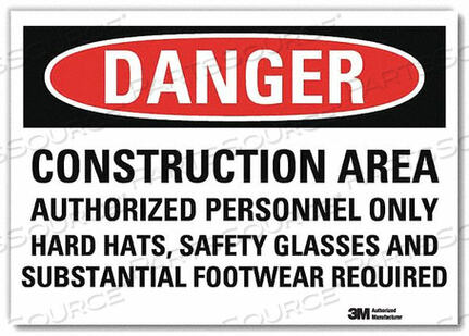 OEM#: U3-1254-RD_7X5DANGER SIGN SELF-ADHESV MOUNT 7INWX5INH by Lyle Signs Inc.