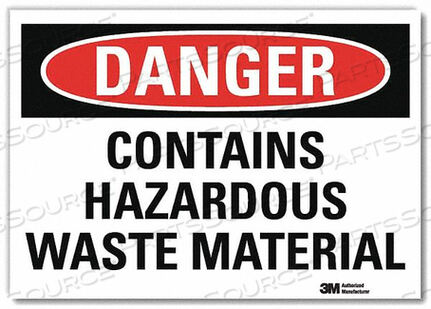 OEM#: U3-1262-RD_14X10DANGER SIGN SLF-ADHESV MOUNT 14INWX10INH by Lyle Signs Inc.