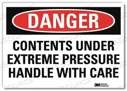 OEM#: U3-1266-RD_14X10DANGER SIGN SLF-ADHESV MOUNT 14INWX10INH by Lyle Signs Inc.