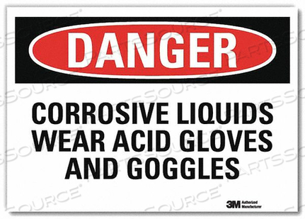 OEM#: U3-1272-RD_14X10DANGER SIGN SLF-ADHESV MOUNT 14INWX10INH by Lyle Signs Inc.