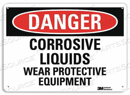 OEM#: U3-1273-NA_14X10DANGER SIGN 14 W 10 H 0.040 THICKNESS by Lyle Signs Inc.