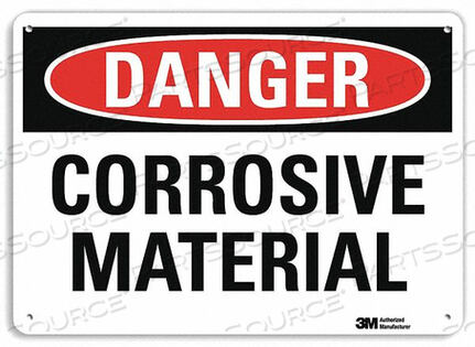OEM#: U3-1274-NP_14X10DANGER SIGN 14 W X 10 H 0.055 THICK by Lyle Signs Inc.
