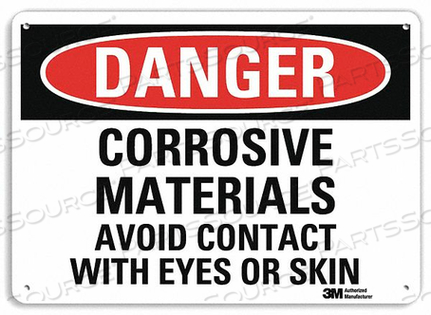 OEM#: U3-1275-RA_10X7DANGER SIGN 4 HOLE MOUNT 10IN W X 7IN H by Lyle Signs Inc.