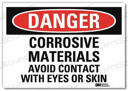 OEM#: U3-1275-RD_14X10DANGER SIGN SLF-ADHESV MOUNT 14INWX10INH by Lyle Signs Inc.