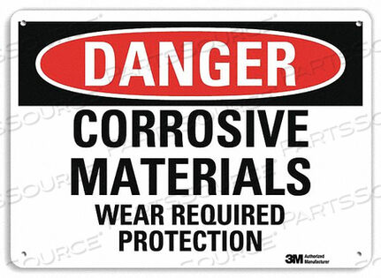 OEM#: U3-1276-NA_14X10DANGER SIGN 14 W 10 H 0.040 THICKNESS by Lyle Signs Inc.