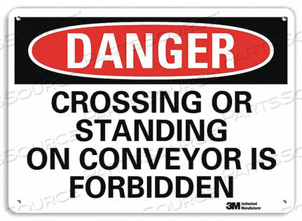 OEM#: U3-1284-RA_14X10DANGER SIGN 4 HOLE MOUNT 14INWX10INH by Lyle Signs Inc.