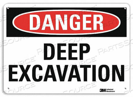 OEM#: U3-1290-NP_10X7DANGER SIGN 10 W X 7 H 0.055 THICK by Lyle Signs Inc.