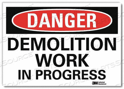 OEM#: U3-1292-RD_14X10DANGER SIGN SLF-ADHESV MOUNT 14INWX10INH by Lyle Signs Inc.