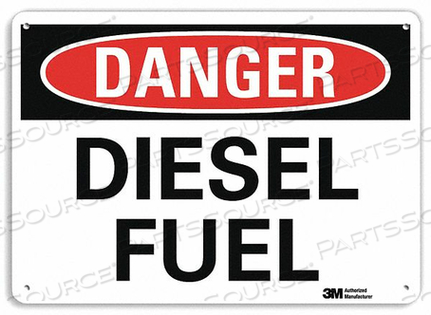 OEM#: U3-1294-RA_10X7DANGER SIGN 4 HOLE MOUNT 10IN W X 7IN H by Lyle Signs Inc.