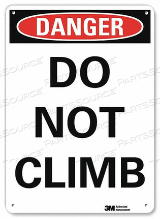 OEM#: U3-1304-NA_7X10DANGER SIGN 7 W 10 H 0.040 THICKNESS by Lyle Signs Inc.