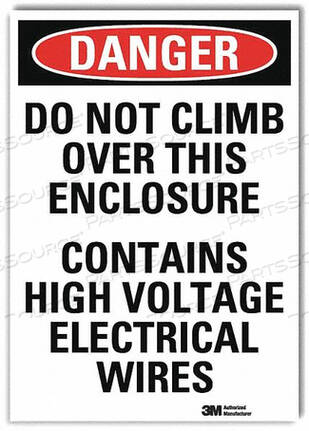 OEM#: U3-1306-RD_7X10DANGER SIGN SELF-ADHESV MOUNT 7INWX10INH by Lyle Signs Inc.