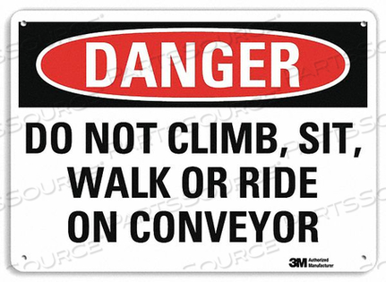 OEM#: U3-1308-NA_10X7DANGER SIGN 10 W 7 H 0.040 THICKNESS by Lyle Signs Inc.
