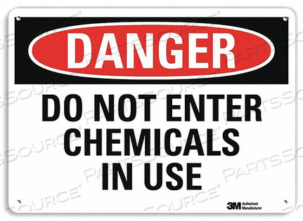 OEM#: U3-1316-NP_10X7DANGER SIGN 10 W X 7 H 0.055 THICK by Lyle Signs Inc.