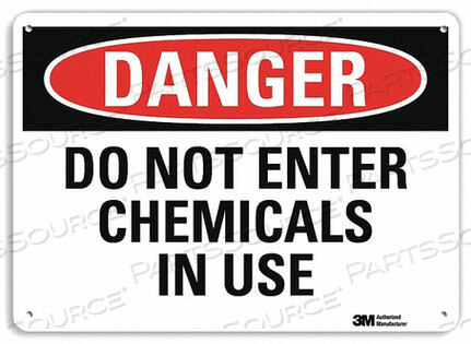 OEM#: U3-1316-RA_10X7DANGER SIGN 4 HOLE MOUNT 10IN W X 7IN H by Lyle Signs Inc.