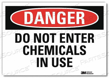 OEM#: U3-1316-RD_14X10DANGER SIGN SLF-ADHESV MOUNT 14INWX10INH by Lyle Signs Inc.