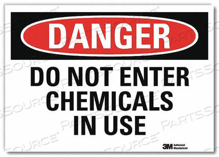 OEM#: U3-1316-RD_10X7DANGER SIGN SELF-ADHESV MOUNT 10INWX7INH by Lyle Signs Inc.