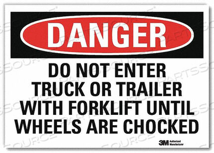 OEM#: U3-1323-RD_10X7DANGER SIGN SELF-ADHESV MOUNT 10INWX7INH by Lyle Signs Inc.