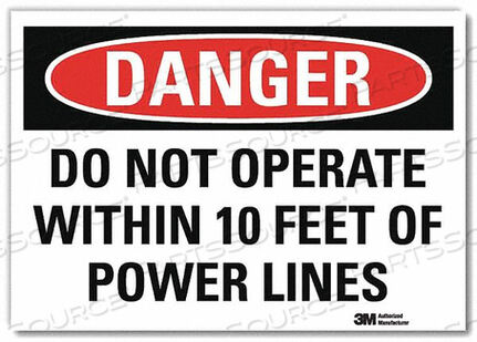 OEM#: U3-1342-RD_7X5DANGER SIGN SELF-ADHESV MOUNT 7INWX5INH by Lyle Signs Inc.