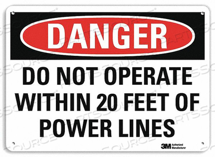 OEM#: U3-1343-NP_10X7DANGER SIGN 10 W X 7 H 0.055 THICK by Lyle Signs Inc.
