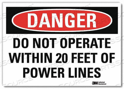 OEM#: U3-1343-RD_10X7DANGER SIGN SELF-ADHESV MOUNT 10INWX7INH by Lyle Signs Inc.