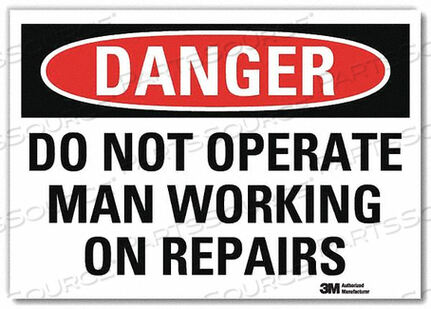 OEM#: U3-1351-RD_14X10DANGER SIGN SLF-ADHESV MOUNT 14INWX10INH by Lyle Signs Inc.