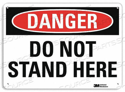 OEM#: U3-1360-RA_10X7DANGER SIGN 4 HOLE MOUNT 10IN W X 7IN H by Lyle Signs Inc.