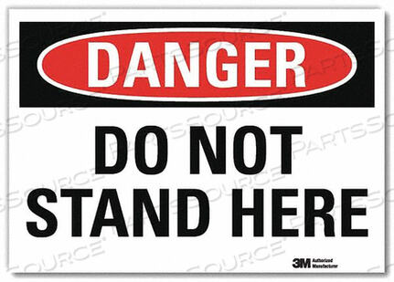 OEM#: U3-1360-RD_14X10DANGER SIGN SLF-ADHESV MOUNT 14INWX10INH by Lyle Signs Inc.