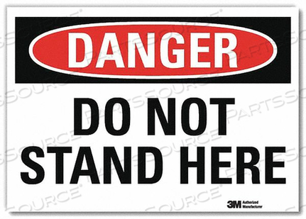 OEM#: U3-1360-RD_10X7DANGER SIGN SELF-ADHESV MOUNT 10INWX7INH by Lyle Signs Inc.