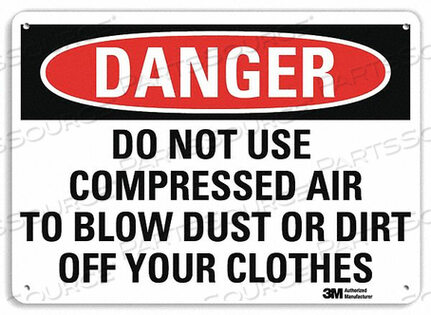 OEM#: U3-1373-NP_10X7PLASTIC DANGER SIGN 4 HOLES 10 X7 by Lyle Signs Inc.