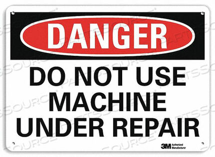 OEM#: U3-1375-NA_10X7DANGER SIGN 10 W 7 H 0.040 THICKNESS by Lyle Signs Inc.