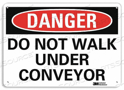 OEM#: U3-1376-NP_14X10DANGER SIGN 14 W X 10 H 0.055 THICK by Lyle Signs Inc.