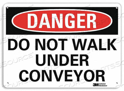 OEM#: U3-1376-RA_14X10DANGER SIGN 4 HOLE MOUNT 14INWX10INH by Lyle Signs Inc.