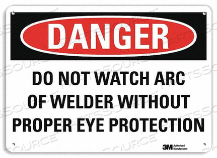 OEM#: U3-1377-NA_14X10DANGER SIGN 14 W 10 H 0.040 THICKNESS by Lyle Signs Inc.