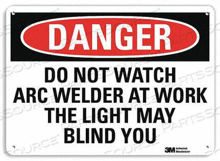 OEM#: U3-1378-RA_14X10DANGER SIGN 4 HOLE MOUNT 14INWX10INH by Lyle Signs Inc.