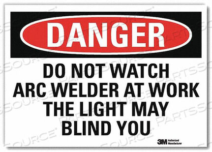 OEM#: U3-1378-RD_10X7DANGER SIGN SELF-ADHESV MOUNT 10INWX7INH by Lyle Signs Inc.