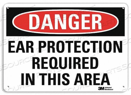 OEM#: U3-1390-RA_10X7DANGER SIGN 4 HOLE MOUNT 10IN W X 7IN H by Lyle Signs Inc.