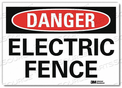 OEM#: U3-1393-RD_14X10DANGER SIGN SLF-ADHESV MOUNT 14INWX10INH by Lyle Signs Inc.