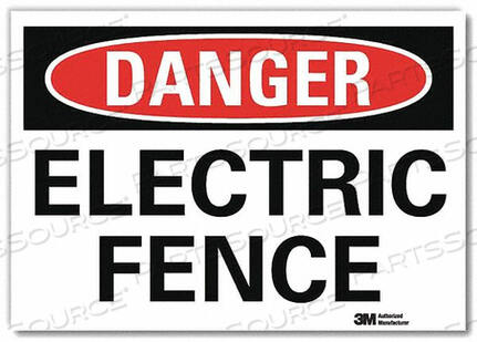 OEM#: U3-1393-RD_10X7DANGER SIGN SELF-ADHESV MOUNT 10INWX7INH by Lyle Signs Inc.