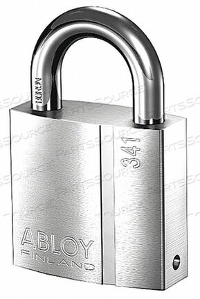 OEM#: PL341/25B-KDKEYED PADLOCK 1 3/32 IN RECTANGLE SILVER by Abloy