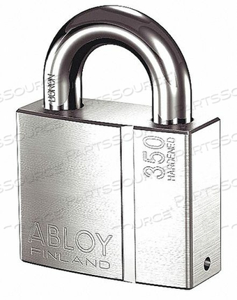 OEM#: PL350/25B-KAKEYED PADLOCK 1 1/4 IN RECTANGLE SILVER by Abloy