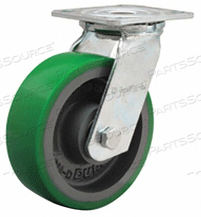 OEM#: S-526-D-BS-SSPLTE CASTER SWVL POLY 6 IN. 900 LB. by Hamilton