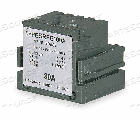 OEM#: SRPE100A100RATING PLUG 100A SENSOR 100A RATING by General Electric Company