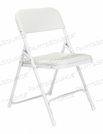 OEM#: 821FOLDING CHAIR PLASTIC WHITE PK4 by National Public Seating