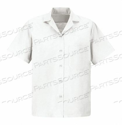 WMNS WHITE BLOUSE 65/35 POPLIN S/SL