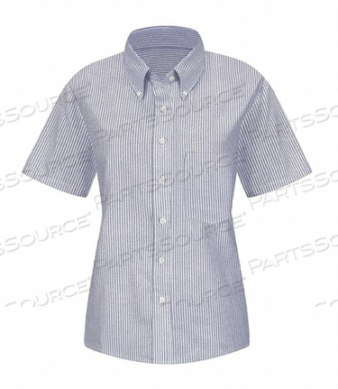 WMNS BLU/WH STR DRS SHIRT 60/40 OXF