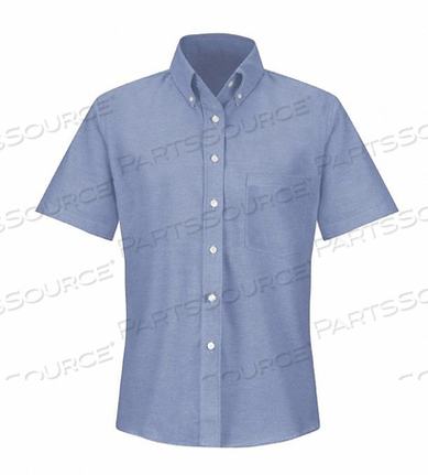 WMNS LT BLU DRS SHIRT 60/40 OXF S/S