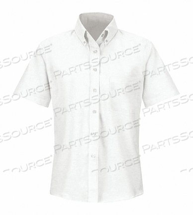 WMNS WHITE DRS SHIRT 60/40 OXF S/S