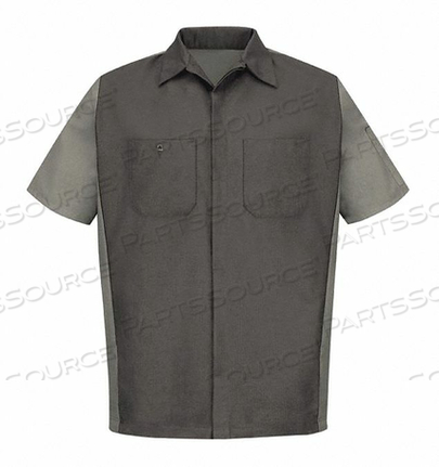 U SS 65/35 CREW SHIRT - CH/GRAY L