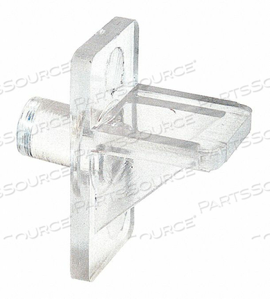 OEM#: U 10136SHELF SUPPORT PEG 29/32 IN D CLEAR PK8 by Primeline